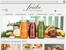Tablet Screenshot of frida-alimentaria.com